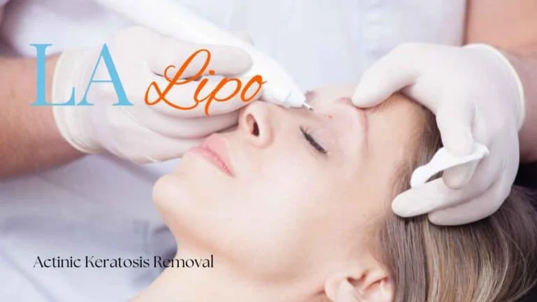 Woman receiving Actinic Keratosis Removal Treatment Chandlers Green