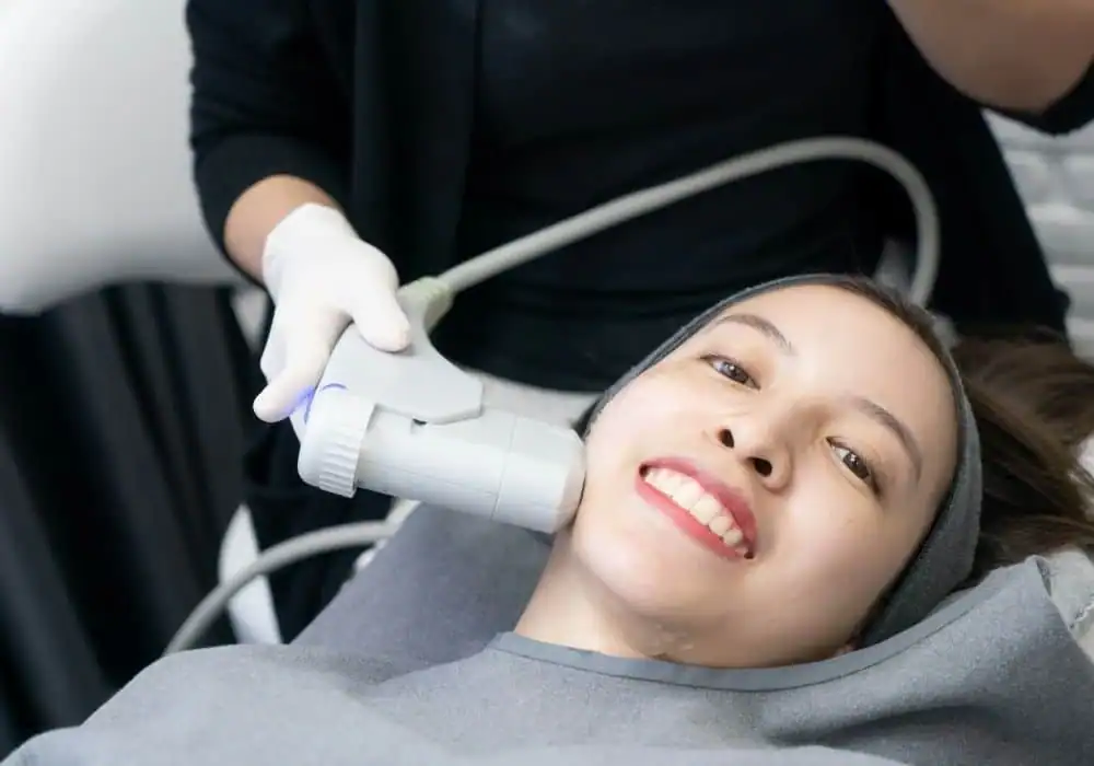 HIFU treatment Chandlers Green in progress