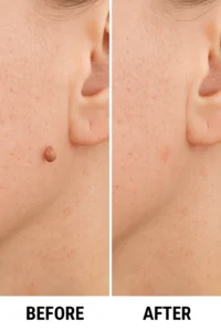 Skin tags removal Chandlers Green before and after
