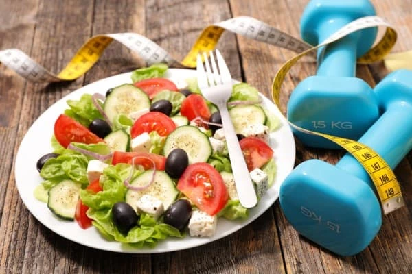 Example of good diet and exercise Chandlers Green