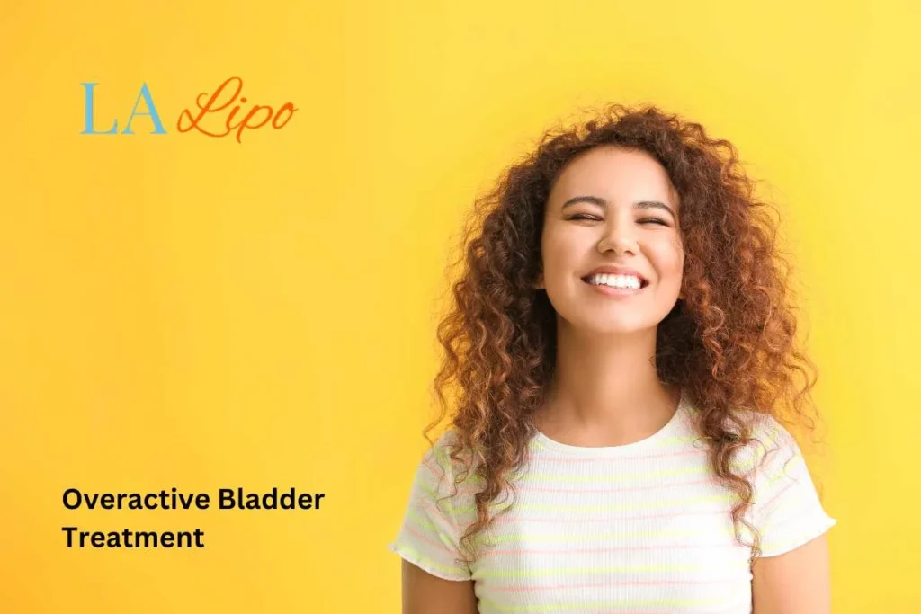 woman smiling about overactive bladder treatment Chandlers Green solutions