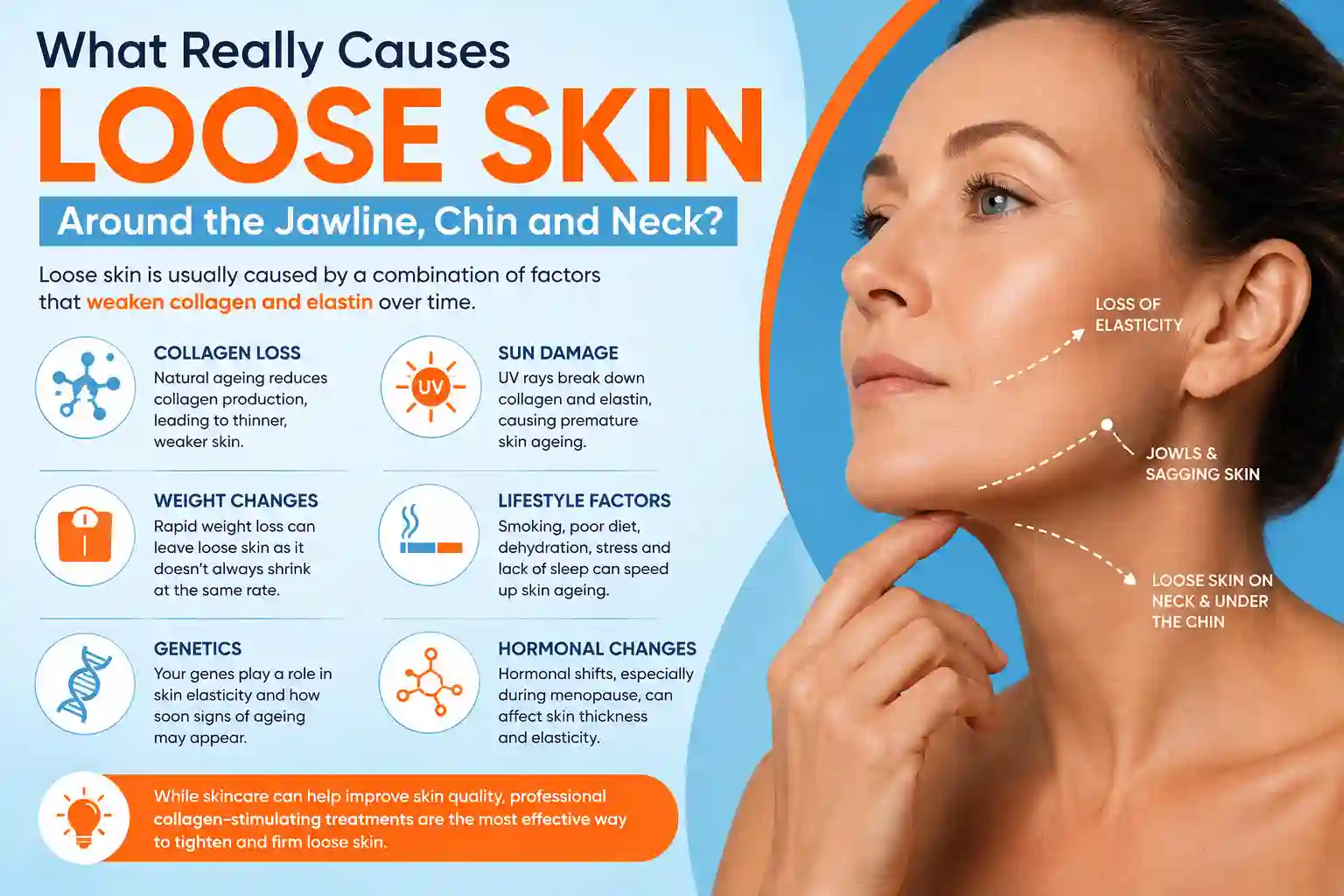 What Really Causes Loose Skin Around the Jawline, Chin and Neck Chandlers Green?
